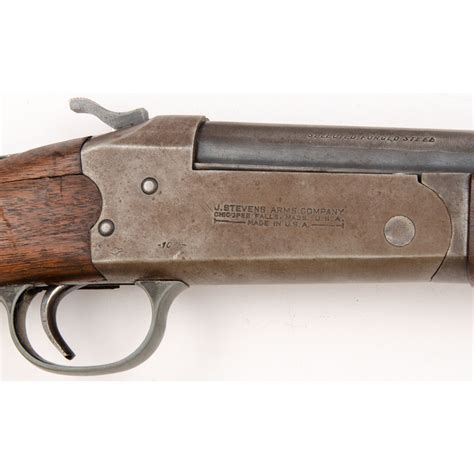 It is possable that the barrels are from a newer shotgun. . J stevens arms company model 107b